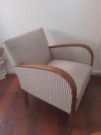 Mooie klassieke brocante retro stoel, Ophalen, Hout, Gebruikt, Blauw