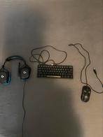 Headset, mechanisch keyboard,gaming muis, Ophalen of Verzenden, Zo goed als nieuw