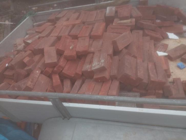 Baksteen Rood Restpartij - Project, Doe-het-zelf en Verbouw, Metselstenen, Gebruikt, Bakstenen, Ophalen