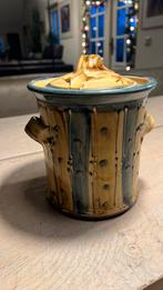 Keramiek pot met deksel Niek Hoogland, Ophalen of Verzenden, Zo goed als nieuw, Overige materialen, Pot, Bus of Blik