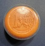 Nieuw Zeepje 7,5 cm afbeelding euromunt in doosje, Ophalen of Verzenden, Overige materialen