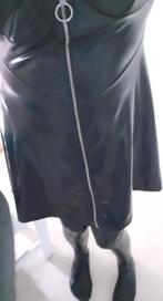 Schattig pu imitatieleren jurk samen met imitatieleren kouse, Zwart, Maat 46/48 (XL) of groter, Nieuw, Ophalen of Verzenden