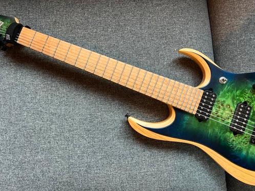 Ibanez RGDIX7-MPB, Muziek en Instrumenten, Snaarinstrumenten | Gitaren | Elektrisch, Zo goed als nieuw, Solid body, Ibanez, Ophalen