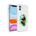 Apple Iphone 12 series witte siliconen hoesjes - Panda, Nieuw, Frontje of Cover, IPhone 12 Pro, Verzenden