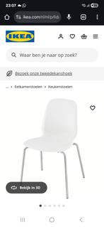 Ikea stoelen Lidas, Huis en Inrichting, Stoelen, Ophalen, Gebruikt, Twee, Wit