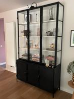 New Routz Detroit Vitrinekast - Zwart/Wit - 6 Deurs, Huis en Inrichting, Ophalen, Met deur(en), 100 tot 150 cm, 200 cm of meer