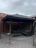 Houten Overkapping 3x3m, Tuin en Terras, Ophalen, Gebruikt, Veranda