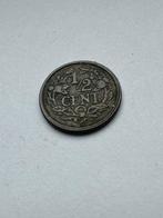 Mooie 1/2 cent 1915 munt., Ophalen of Verzenden, Koningin Wilhelmina, Overige waardes, Losse munt