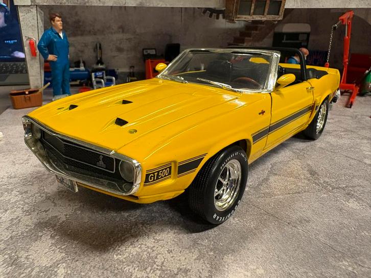 1:18 Ertl Ford Mustang Shelby GT500 lakschade zonder doos, Hobby en Vrije tijd, Modelauto's | 1:18, Gebruikt, Auto, ERTL, Ophalen of Verzenden