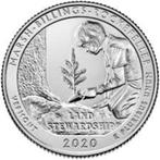 Amerika - Quarter 2020 - Marsh-Billings-Rockefeller National, Verzenden, Noord-Amerika, Losse munt