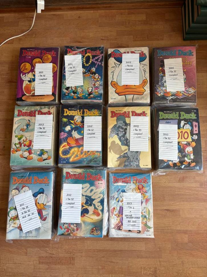 Donald Duck Jaargangen 2003-2012 + Ingebonden 1975-1979, Boeken, Stripboeken, Gelezen, Meerdere stripboeken, Ophalen of Verzenden