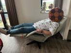 Relaxfauteuil met elektrisch verstelbare rugleuning en benen, Ophalen, Gebruikt, 100 tot 125 cm, 75 tot 100 cm