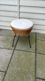 Krukje rotan vintage, Ophalen of Verzenden, Zo goed als nieuw, Hout