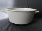 Schaal met grepen Fris Edam Jubilant ivoor Mint diam. 18 cm, Antiek en Kunst, Ophalen of Verzenden