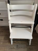 Stokke tripp trapp kinderstoel, wit, Ophalen of Verzenden, Gebruikt, Meegroeistoel, Aanschuifbaar