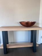 Nieuw badmeubel 120cm met glazen waskom ovaal, Ophalen, 100 tot 150 cm, Nieuw, Minder dan 100 cm