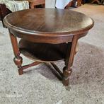 ronde vintage bijzettafel van hout, Ophalen