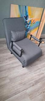 Zit/ slaapbank, Huis en Inrichting, Slaapkamer | Slaapbanken, Ophalen, 190 cm of minder, Zo goed als nieuw, Grijs