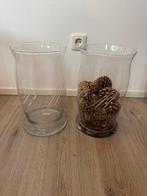 Rivièra Maison Windlichten Set, Ophalen, Gebruikt, Wit, Glas