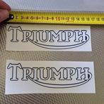 Triumph Motocyle Tank Stickers 2x, Motoren, Accessoires | Stickers, Ophalen of Verzenden