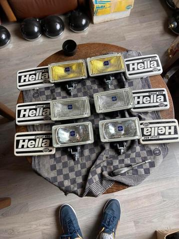 Oldtimer 3 sets Hella comet 450 verstralers en mistlampen beschikbaar voor biedingen