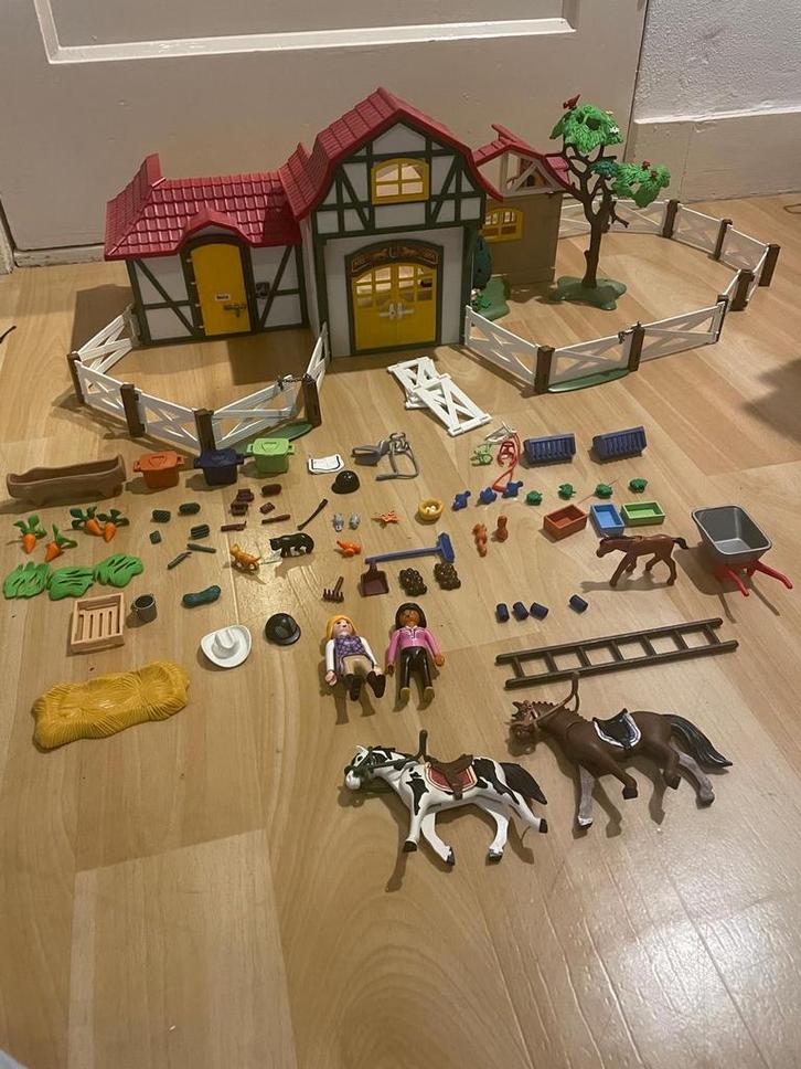 Playmobil 6926 Paardenmanege, Kinderen en Baby's, Speelgoed | Playmobil, Zo goed als nieuw, Complete set, Ophalen