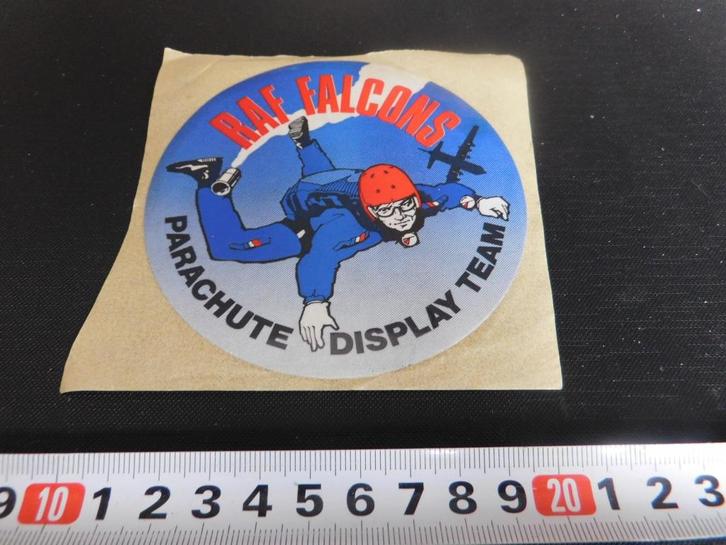 stickers Leger RAF FALCONS Parachute Display Team, Verzamelen, Stickers, Zo goed als nieuw, Ophalen