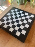 Schaakbord marmer, Een of twee spelers, Ophalen of Verzenden, Zo goed als nieuw