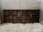 Oude houten letterbak, Antiek en Kunst, Ophalen of Verzenden