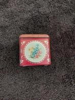 Brocant Hollands blikje met bloemen en vogels., Ophalen of Verzenden, Gebruikt, Overige