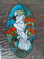 Vogel glas in lood, Antiek en Kunst, Verzenden