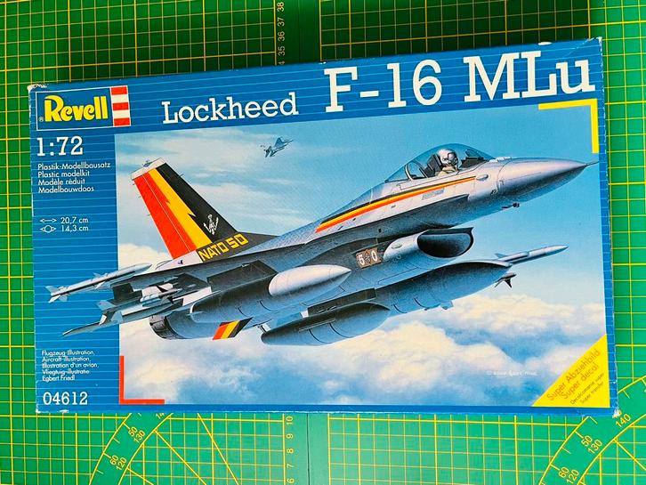 Revell 1/72 Lockheed F-16 MLu, Hobby en Vrije tijd, Modelbouw | Vliegtuigen en Helikopters, Zo goed als nieuw, Vliegtuig, 1:72 tot 1:144
