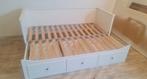 Ikea Hemnes bed wit, Huis en Inrichting, Slaapkamer | Bedden, Ikea, Wit, Tweepersoons, Ophalen of Verzenden