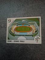 Panini sticker WK 90 Italia. Speelstadion Udinese., Verzenden, Zo goed als nieuw, Sticker