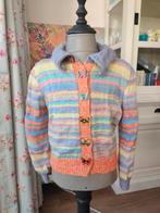Schattig handgemaakt fijn zacht wollen vestje maat 128, Kinderen en Baby's, Gebruikt, Meisje, Trui of Vest, Handgemaakt