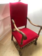 Antieke stoel rood, Ophalen of Verzenden