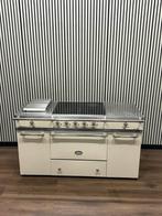 Luxe Fornuis Lacanche Creme met 4 zones + Friteuse 150 cm, Witgoed en Apparatuur, Fornuizen, Zo goed als nieuw, Energieklasse A of zuiniger