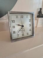 Vintage reiswekker met Bayer logo, Antiek en Kunst, Ophalen of Verzenden