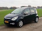 Opel Agila 1.0 12V 2012 Zwart, Auto's, Stof, Zwart, Elektrische ramen, Origineel Nederlands