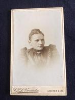 CDV, Vrouw, C.J.L. VERMEULEN, AMSTERDAM, Carte de Visite, Ophalen of Verzenden, Voor 1940, Gebruikt, Foto