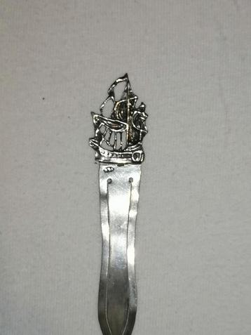 Boekenlegger VOC schip zilver zwaardje beschikbaar voor biedingen