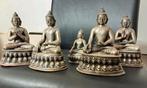 Boeddha beelden tibetaans zilver brons 5x, Ophalen of Verzenden, Zo goed als nieuw