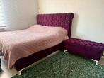 Mooie boxspring bed incl matras en voetenbank opslag 180x200, Huis en Inrichting, Ophalen of Verzenden, Zo goed als nieuw, Tweepersoons