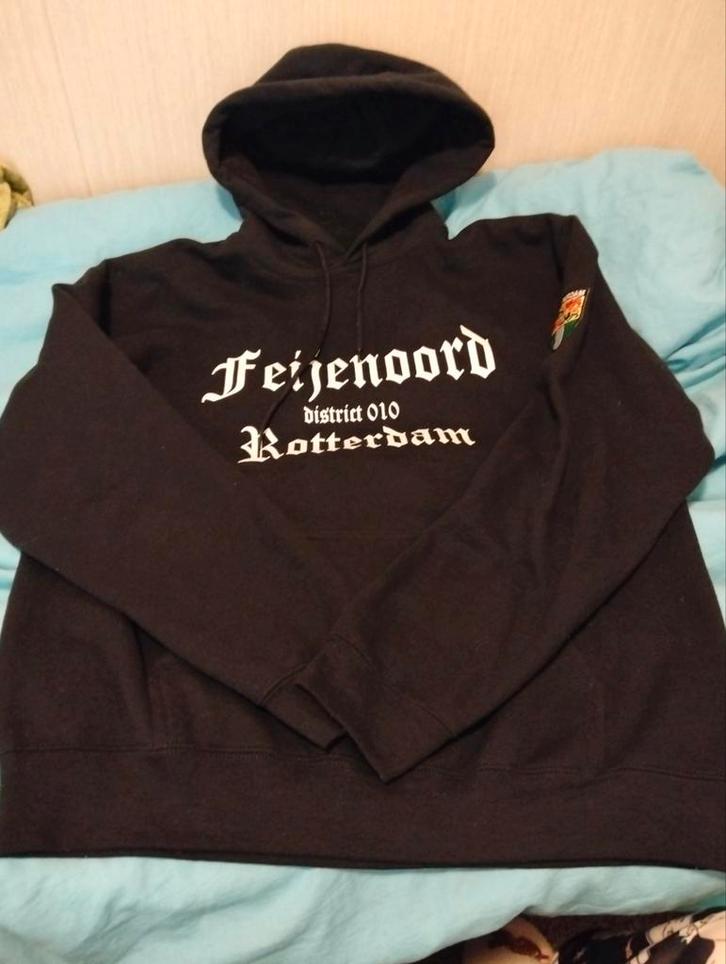 Feyenoord Hoodie - Zo goed als nieuw maat M!, Kleding | Heren, Truien en Vesten, Zo goed als nieuw, Maat 48/50 (M), Zwart, Ophalen of Verzenden