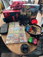 Nintendo switch met 8 games en veel extra’s, Ophalen, Met games, Zo goed als nieuw, Switch Original