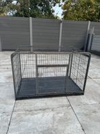 Antraciet zwarte bench, Ophalen, Zo goed als nieuw, 75 tot 110 cm, Minder dan 65 cm