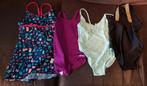 4 Zwempakken/ Badpakken Maat 122 - 128 zo goed als nieuw, Ophalen, Meisje, Badpak, Maat 128