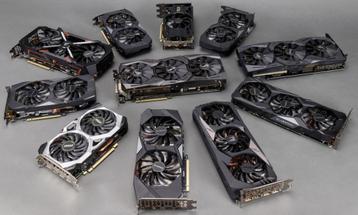 Partij Nvidia RTX 2000 serie kaarten 2060/2070 beschikbaar voor biedingen
