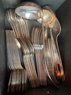Grote partij verzilverd bestek - 5kg+ (Gero 90), Antiek en Kunst, Antiek | Bestek, Ophalen