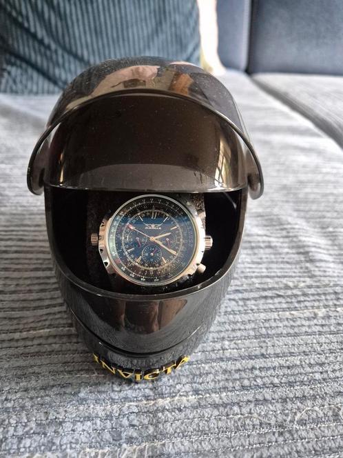 Mooi zeer uitgebreid automatisch heren horloge in helm., Sieraden, Tassen en Uiterlijk, Horloges | Heren, Nieuw, Staal, Ophalen of Verzenden